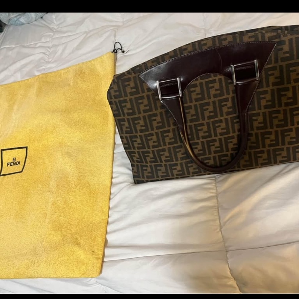 Fendi Brown Monogram Tote Bag
